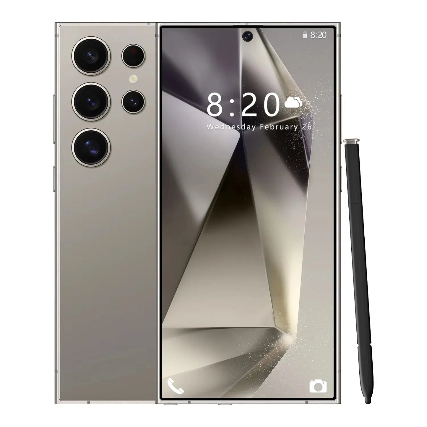 Global Vision S24 Ultra 智慧型手機 5G Android 6000mAH 8GB RAM 512G ROM 6.8 吋 1920x1080HD 24+48MP MTK10 4G 網路手機