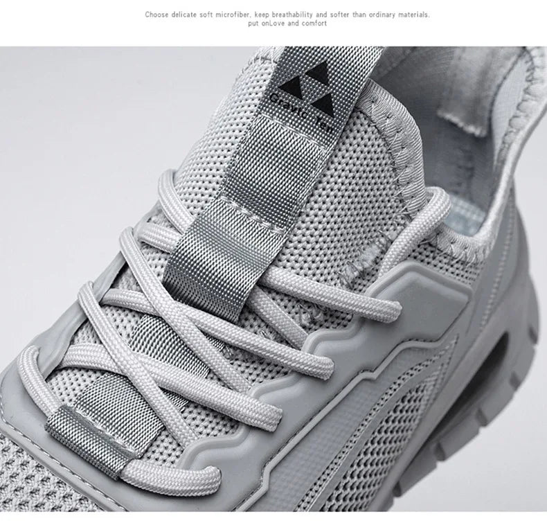 Men's Sports and Casual Shoes 2023 Summer New Lace up Running Shoes Fashion Korean Breathable Men's Shoes