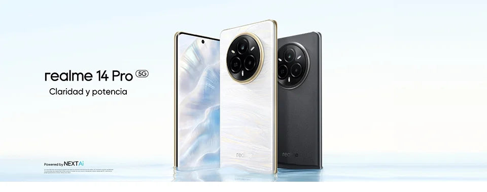 Realme 14 Pro 5G NFC smart phones dimension 7300 Energy 120 Hz 50 MP camera 6000 mAh battery charger not included