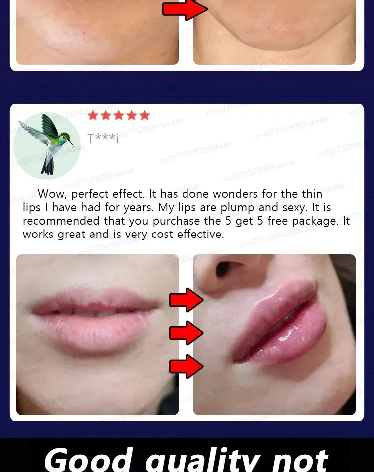 Lip plumping balm, quickly achieve extremely plump lips Instant Volumising Lip Plumper Oil Collagen Lip Gloss Moisturizer Repair