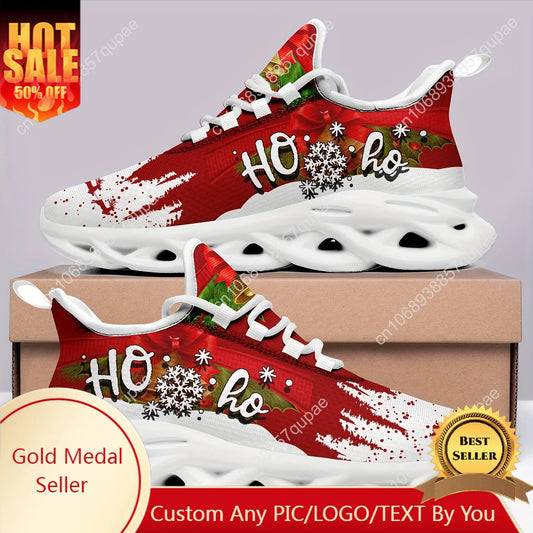Cool Customize Christmas Flats Sneakers Mens Womens Sports Running Shoes High Quality DIY Sneaker customization Shoe