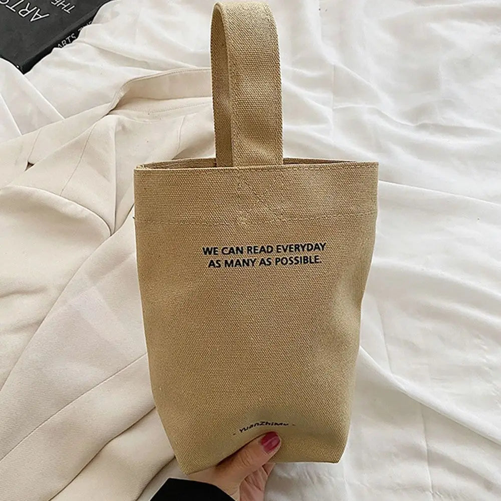 Casual Canvas Large Capacity Tote Women Handbags Letters Shoulder Crossbody Bags Shopper Bag Purse