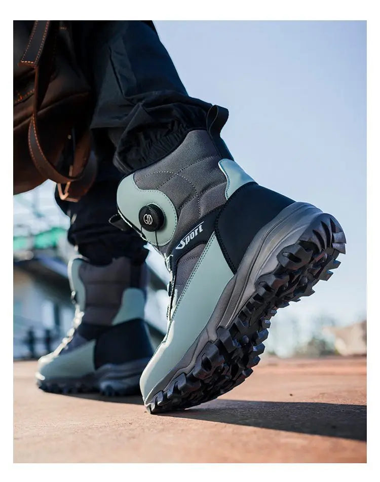 2025 Winter New Thick-soled Non-slip Comfortable Lightweight Velvet Outdoor Cotton Boots Men