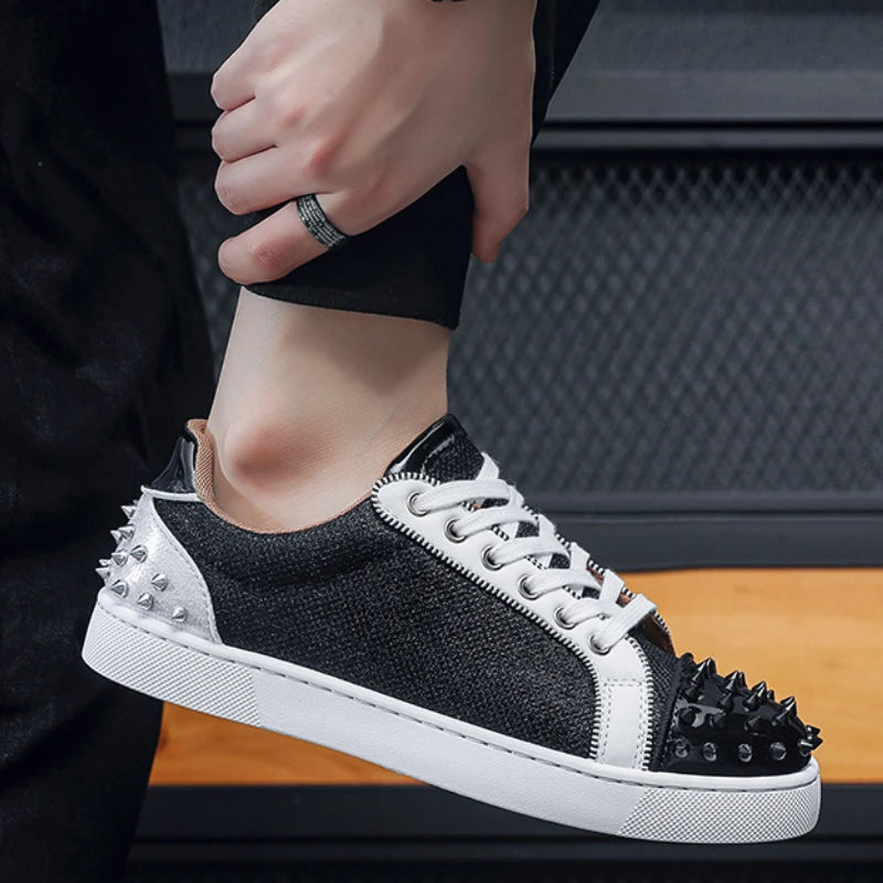 High Quality Mens Sneakers Non-slip Men Casual Shoes Fashion Outdoor Walking Shoe Designer Platform Shoes Lace-up Mens Shoes