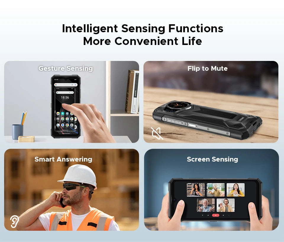 World Premiere DOOGEE S200 Plus 5G AI Rugged Phone Dimensity 7300 1.32" Rear Display 12+512GB 6.72'' 10100mAh Battery Smartphone