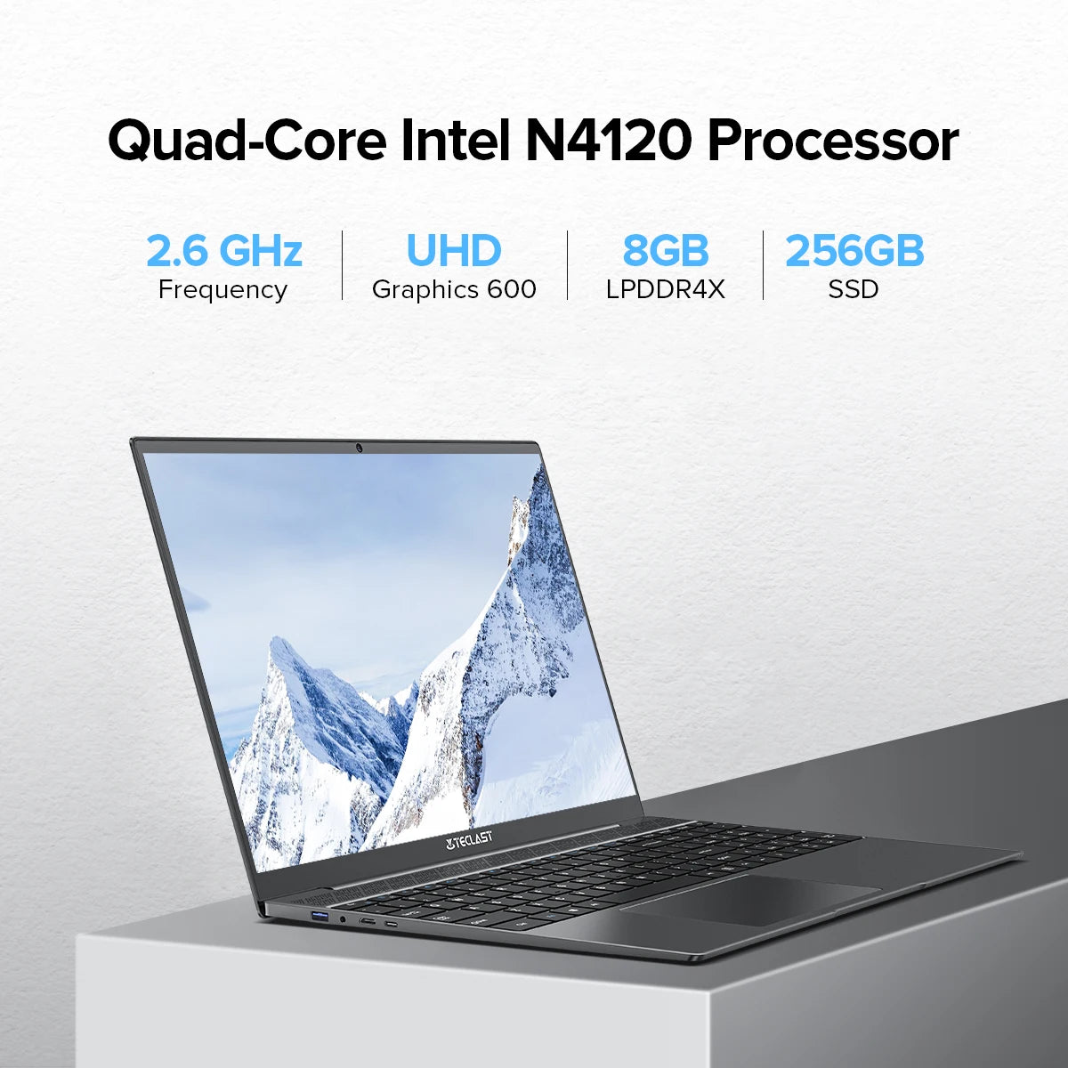 Teclast F15 Plus 2 Laptop 15.6 Inch Windows 11 Laptop 8Gb Ram 256Gb Ssd Gemini Lake N4120 Usb3.0 Mini-Hdmi Full Size Keyboard