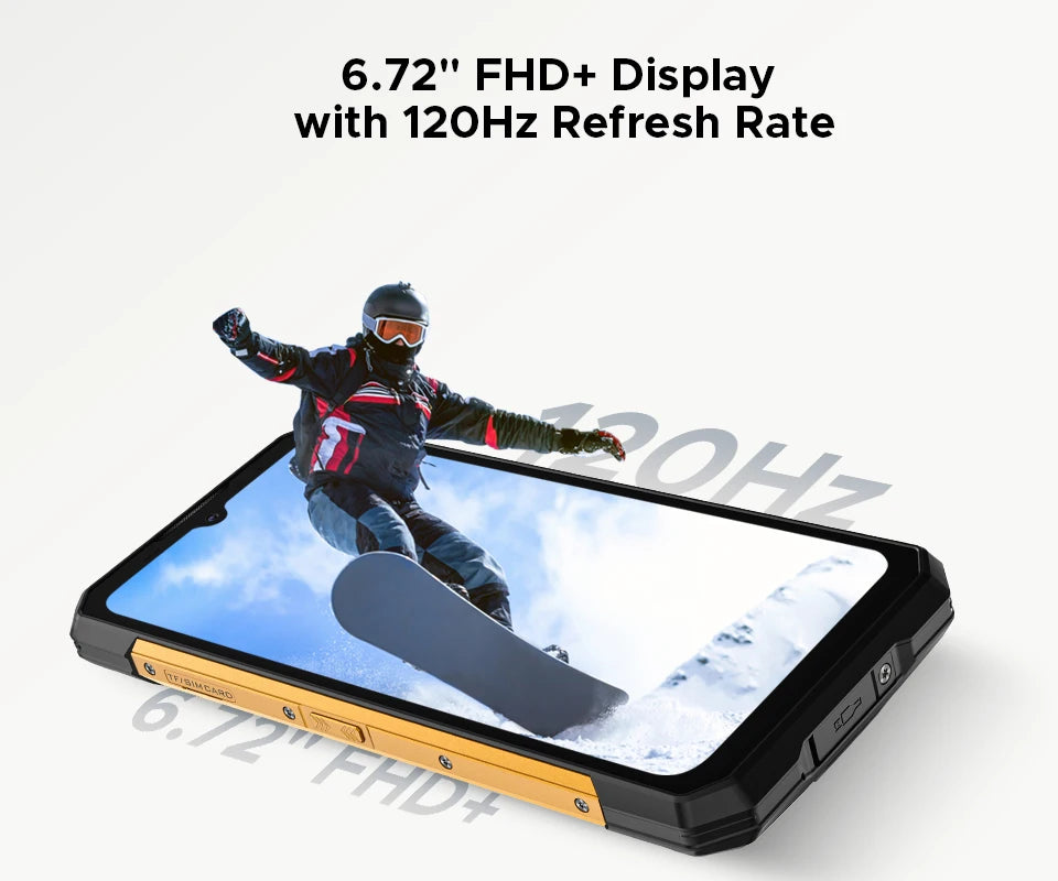Doogee S200 X 5g Rugged Phone 12+512Gb Smartphone 6.72” Fhd+120Hz Ips Screen Dimensity 7050 10100Mah Battery Ai Mobilephones