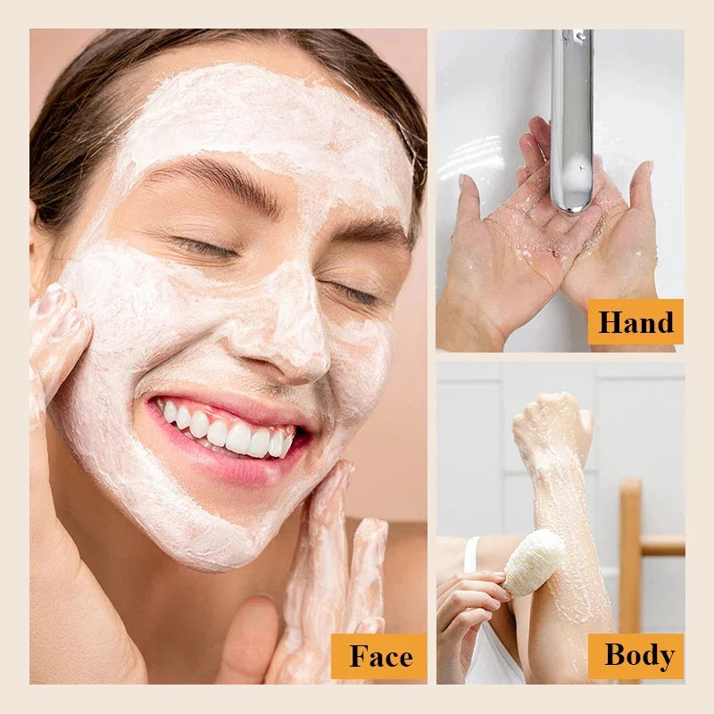 Body Whitening Soap Deep Clean Skin Chicken Skin Removal Soap Armpit Underarm Knees Bleaching Body Brighten White Care Products