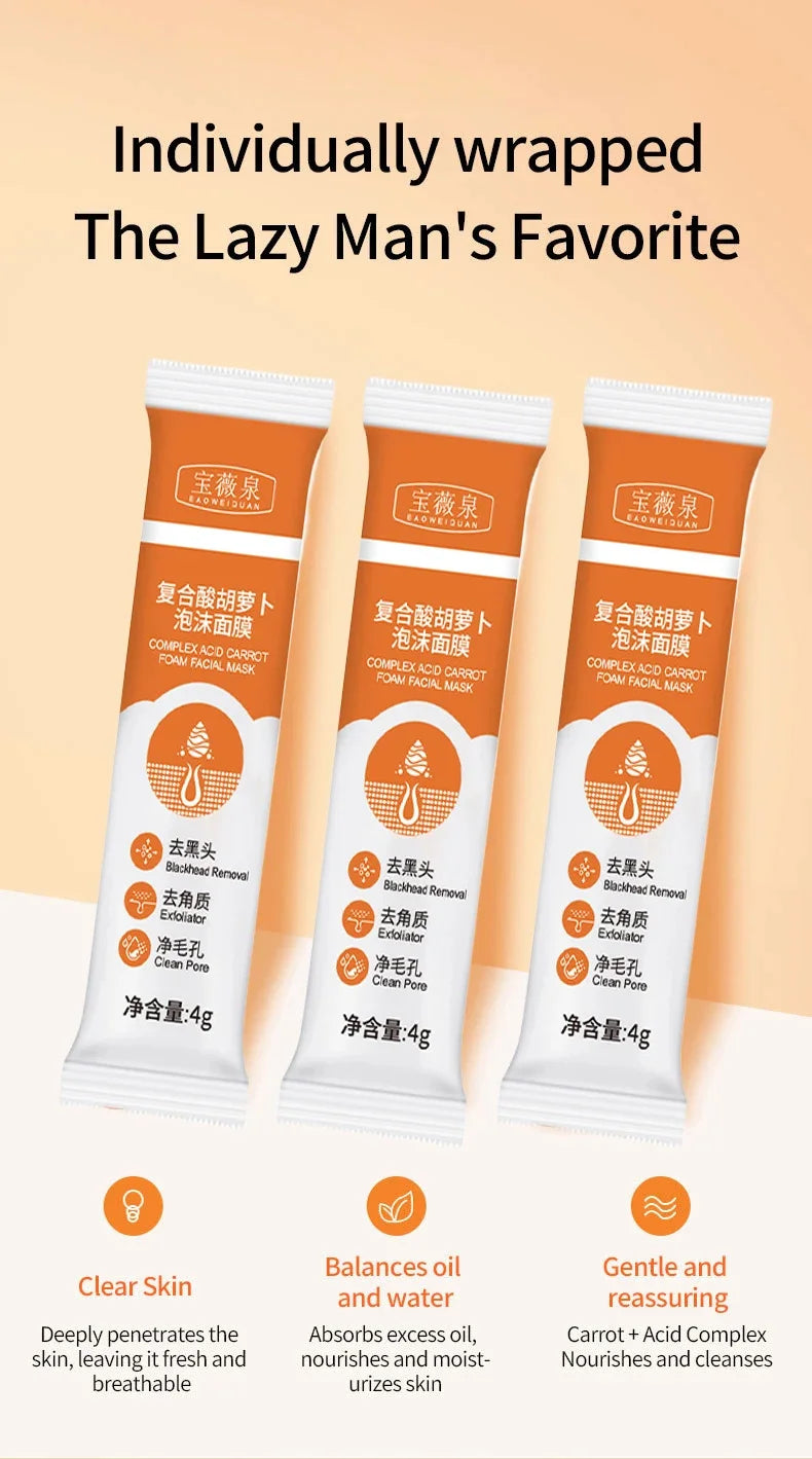 Bubble Face Cleaning Mask Blackhead Remove Pore Shrink Controlling Oil Moisturizing Whitening Brighten Skin Tone Fade Acne Scars