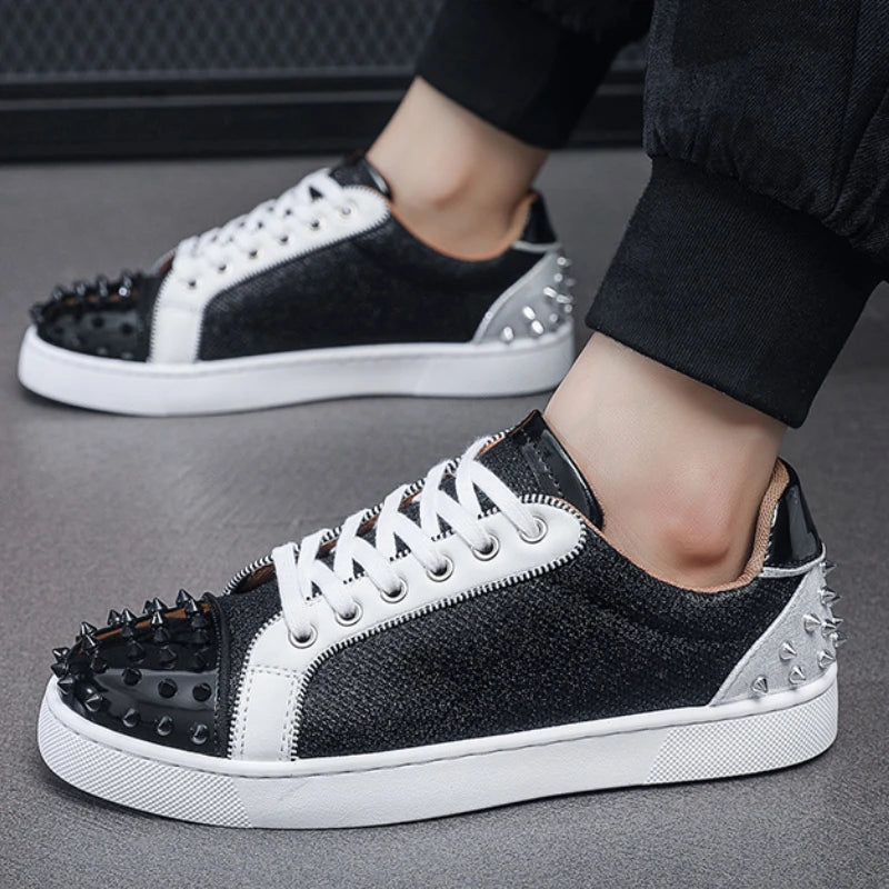 High Quality Mens Sneakers Non-slip Men Casual Shoes Fashion Outdoor Walking Shoe Designer Platform Shoes Lace-up Mens Shoes