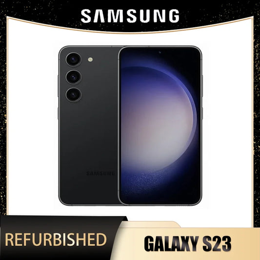 Refurbished phone Samsung Galaxy S23 128GB Phantom Black | Unlocked | Excellent Battery | Professionally Certified