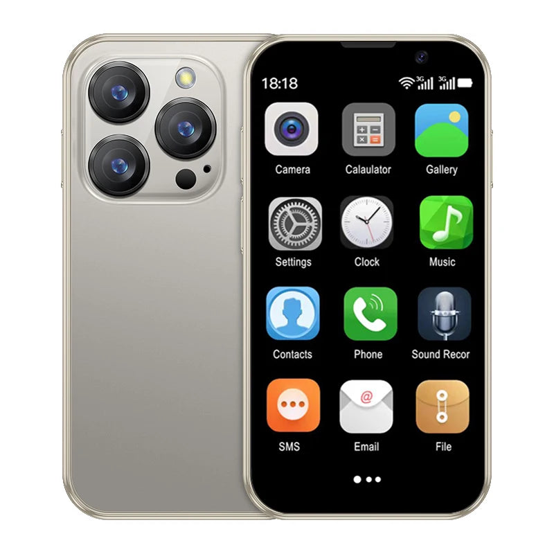 Mini smartphone SERVO 16SE, 16 Go de ROM, Android 9.0, Wi-Fi, double SIM, veille, Play Store, 3G, WCDMA, écran 3,0 pouces, nouvelle version