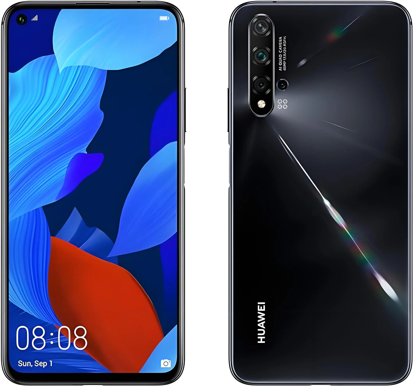 HUAWEI Nova 5T Smartphones Android Google Play Store 48MP Camera 6.26 inch 128GB 256GB ROM Mobile phones 4G Network Cell phone