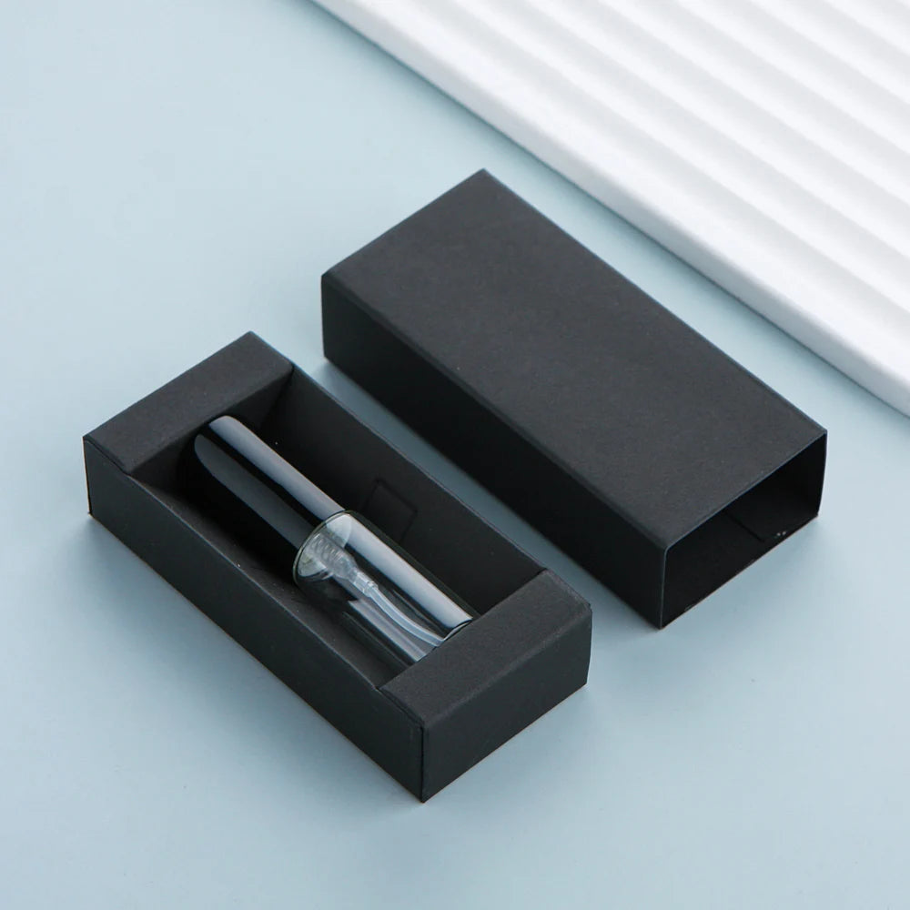 50 件/批 5ml 香水瓶配香水紙盒香水可填充霧化器噴霧瓶噴霧器定制 LOGO 另付費