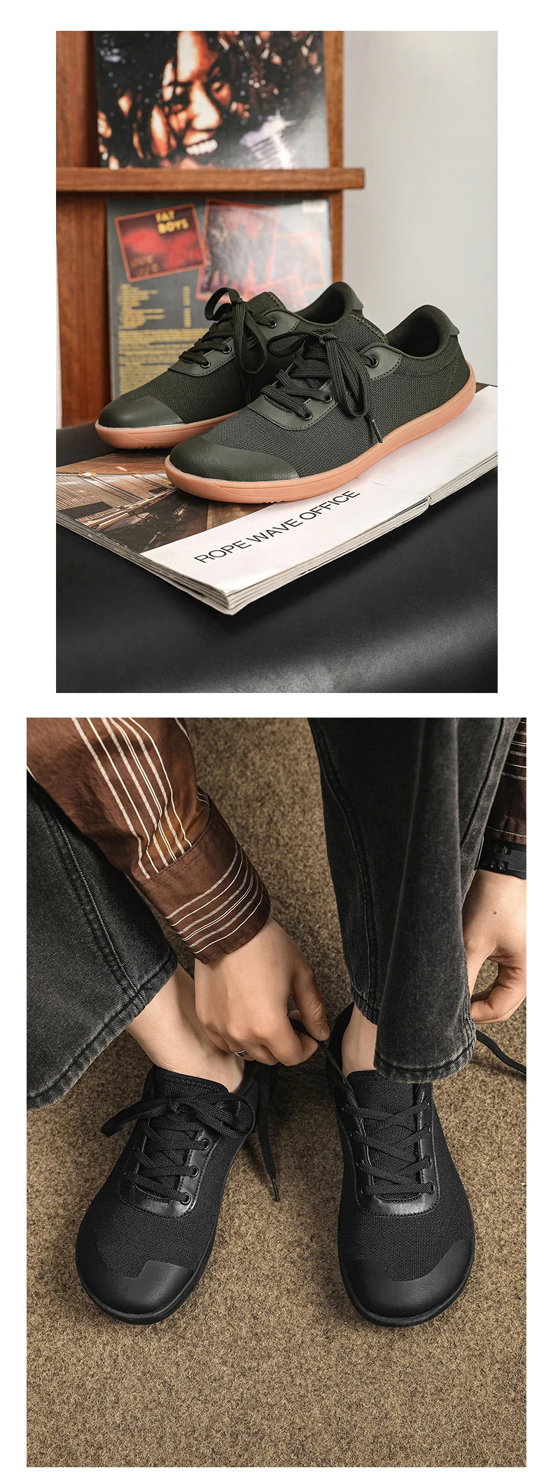 SNORW Wide Barefoot Shoes for Womens Mens Outdoor Trail Running Zero Drop Casual Sneaker