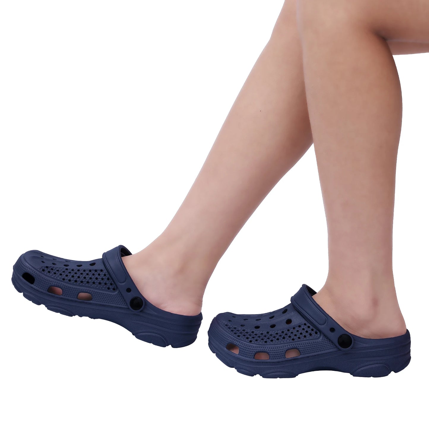 Shevalues Fashion Men Clogs Slippers Casual Hole Beach Sandals Outdoor Men Garden Shoes Summer Soft Sandals Home Bathroom Slides