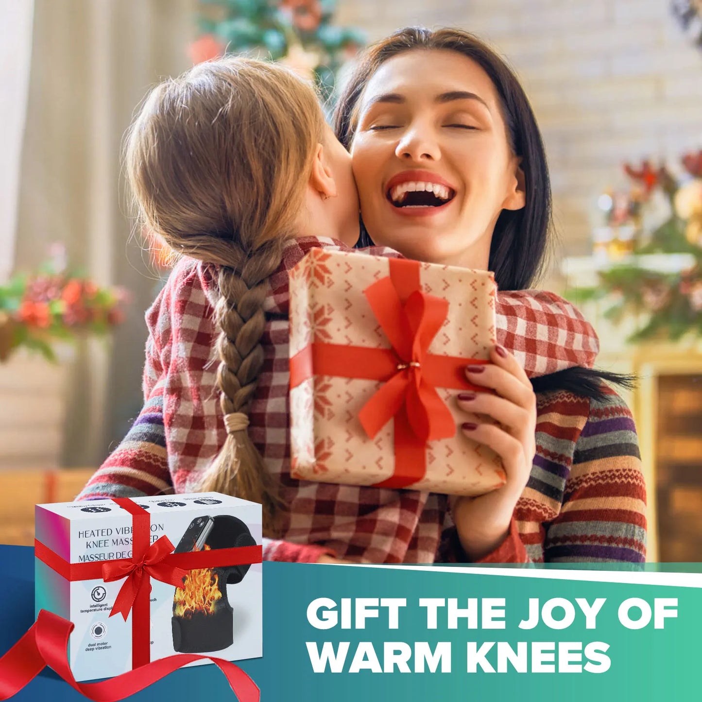 3 in 1 Heated Knee & Shoulder Steamer Vibration Elbow Warmer Shoulder Massager for Arthritis Temperature Control Support Brace