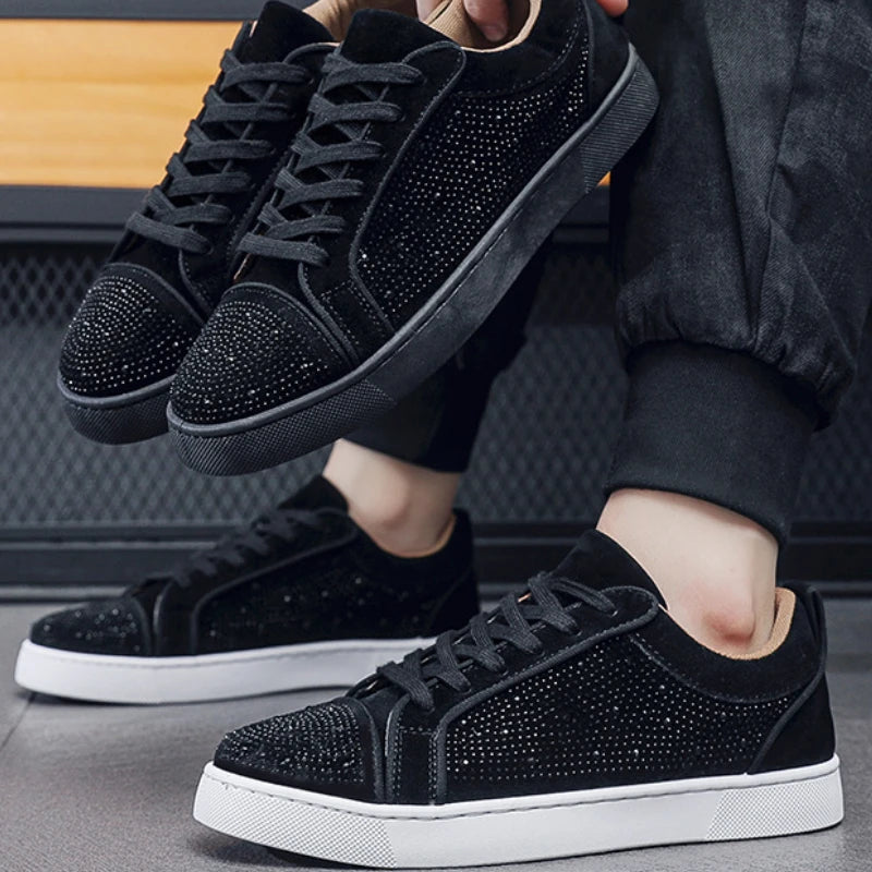 High Quality Mens Sneakers Non-slip Men Casual Shoes Fashion Outdoor Walking Shoe Designer Platform Shoes Lace-up Mens Shoes