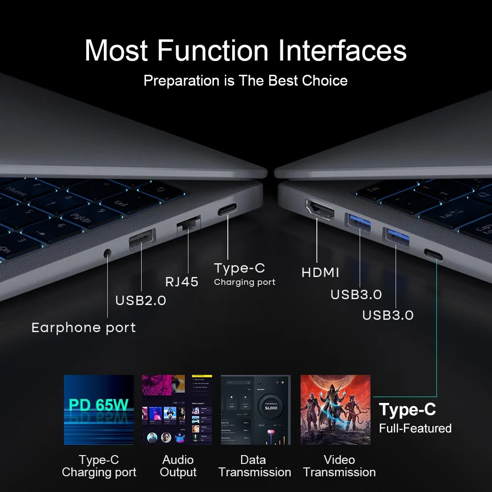 Laptop 16 inch 2.5K 120Hz Intel Core i9-12900HK WiFi 6 32GB RAM 1TB SSD Laptop Windows 11 pro Notebook Office Computer