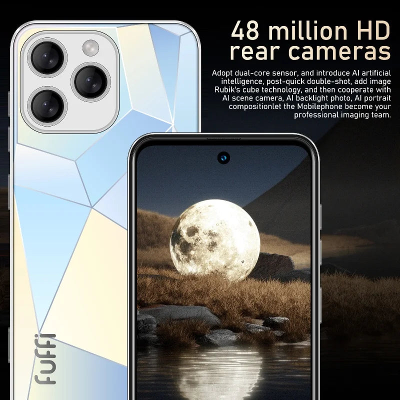 Global Vision I16 Pro 智慧型手機 5G Android 5300mAH 12GB RAM 512G ROM 6.56 吋 1080x2640HD 24+48MP MTK10 4G 網路手機