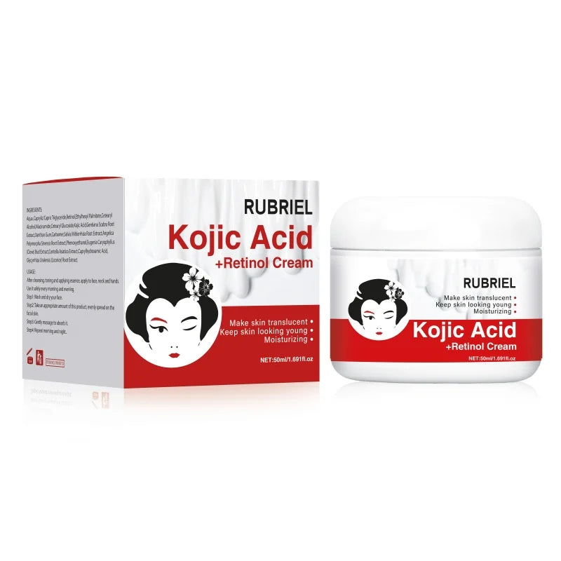 Kojic Acid Hand Cream Whitening Fast Smooth Nourish Cream Lightening Dark Skin Brightening Moisturizing Skin Care for Men Women