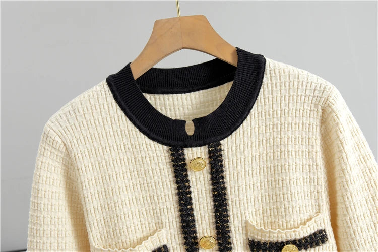 Women Retro Knitted Mini Solid Color V-Neck Long Sleeve Wrapped Hip Dress Autumn Winter Slim Sweater New Arrival 2025 Clothes