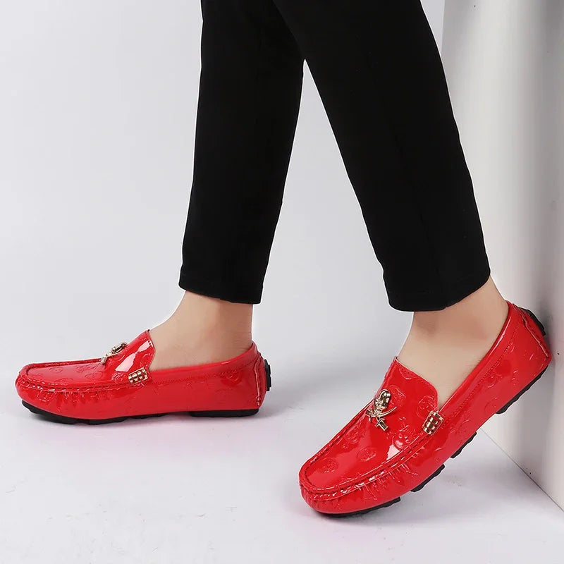 YRZL White Loafers Men Casual Shoes Handmade Lazy Shoes Men Loafers Moccasins Size 48 Breathable Slip on Driving Loafers for Men