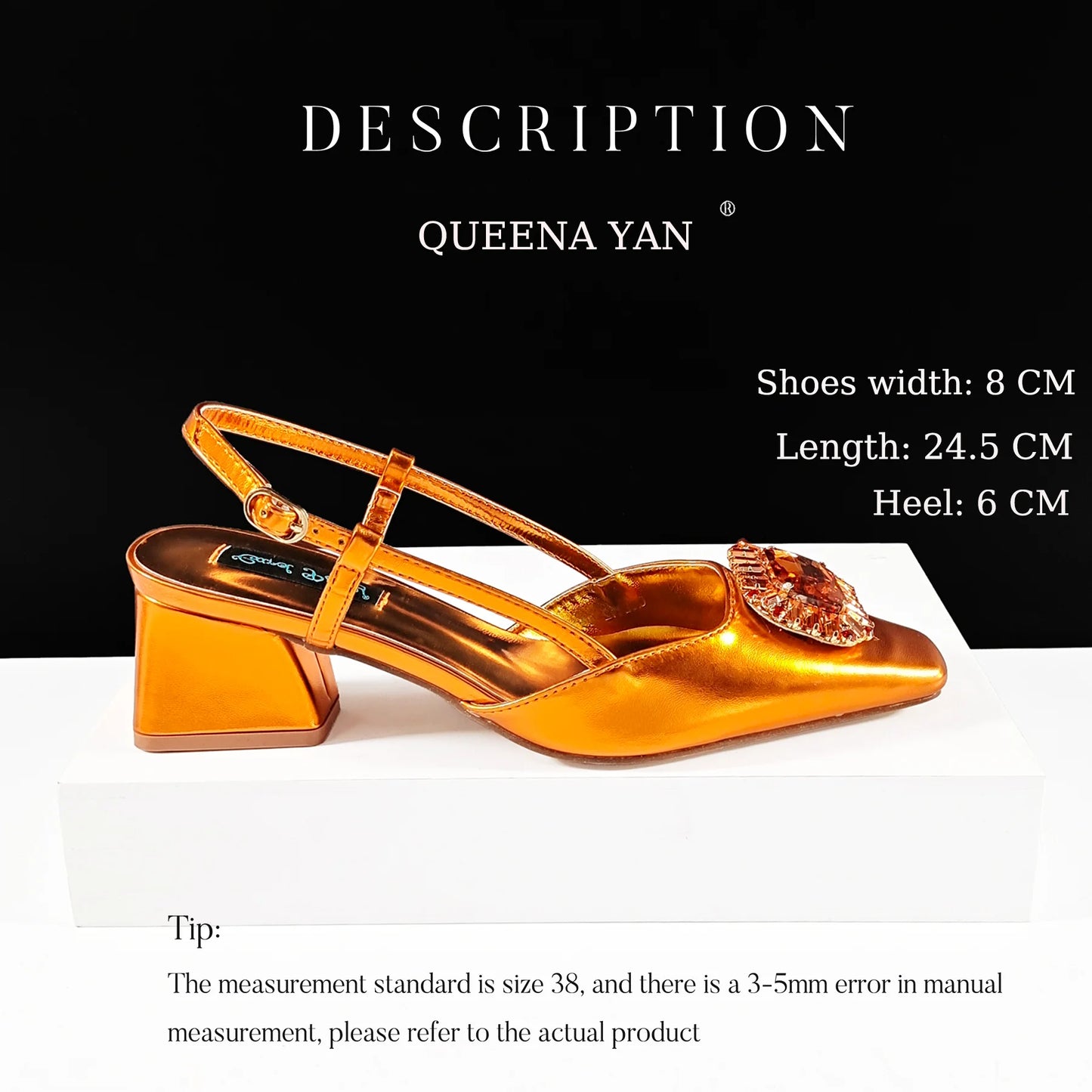 Queena Yan 2025 Nigerian Heel Party for Women Purple Color Shoes and Bag Set Rhinestone Handbag Italian Design Wedding