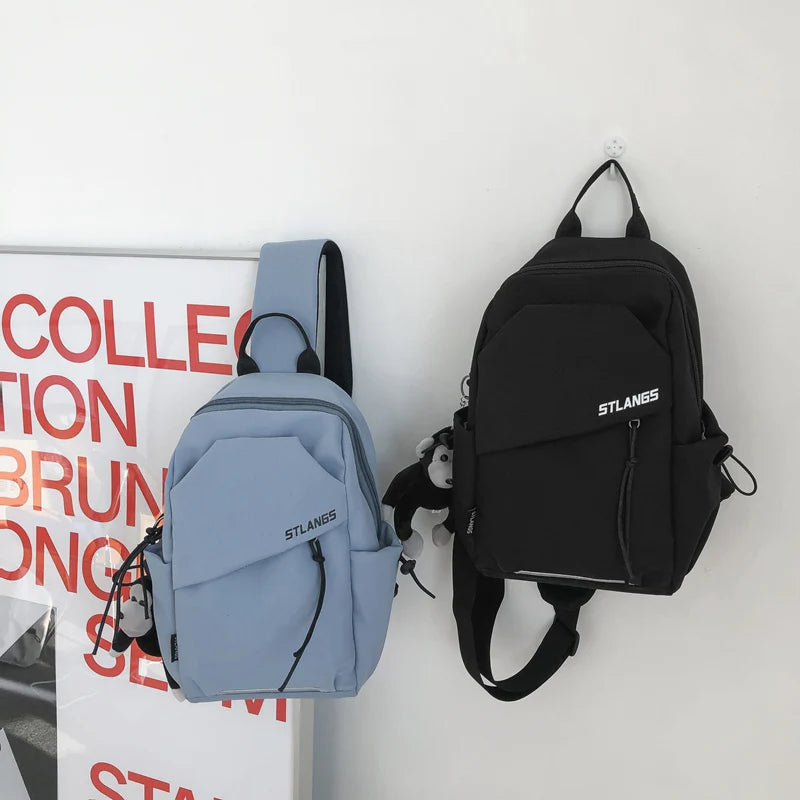 Fashion New Waist Bag Street Trend Chest Pack Shoulder Bag Unisex High Quality Nylon Belt Bags Brand Designer Phone Pack Purse