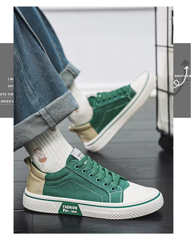 High Quality Men Canvas Shoes Original Designer Casual Shoes Hot Sale Sneakers for Men Platform Vulcanize Shoe Zapatillas Hombre