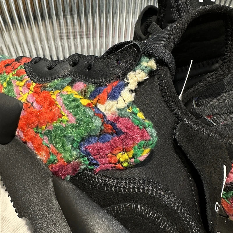 Handcrafed Casual Sneakers Man Platform Leather Canvas Sports Running Shoes Zip Upper Trainers Breathable Men Footwear Man Shoes