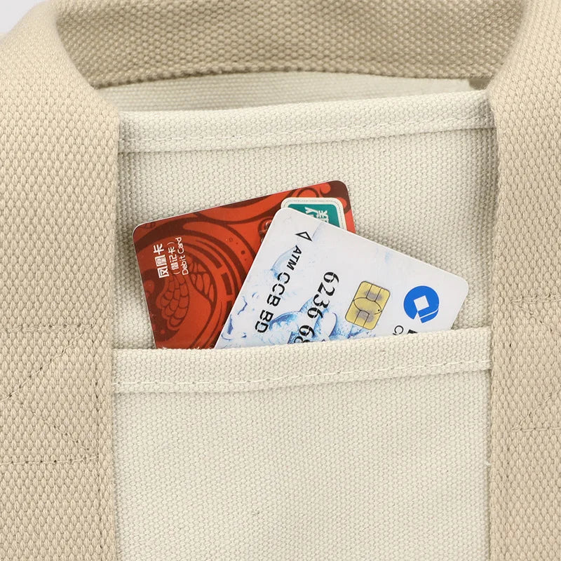 XOUHAM Women Small Bag With Fashion Lady Single Shoulder Portable Thickened Ladies Canvas Mobile Phone Bucket Tote Storage Bags