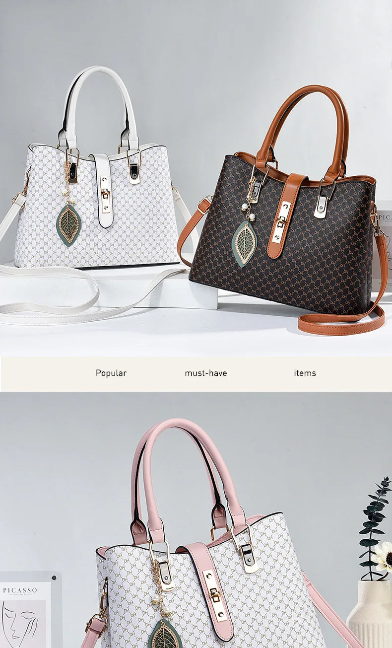 Luxury Brand Designer Women's Handbag Fashion New Shoulder Bag Women's Large Capacity High-quality Crossbody Bag Tote Bag Women