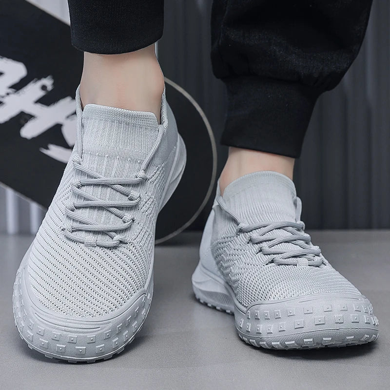 Men Casual Sneakers Summer Breathable Sport Shoes Outdoor Running Shoes male's Mesh Light Comfort Athletic Jogging Walking Shoes