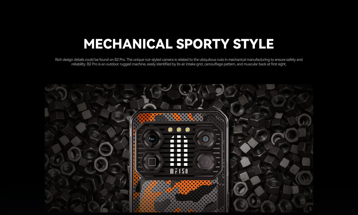 IIIF150 B2 Pro Rugged Smartphone Android Cell Phone G99 120Hz 6.8'' Screen 24GB RAM 256GB ROM 108MP Camera 10000mAh 30W Charge