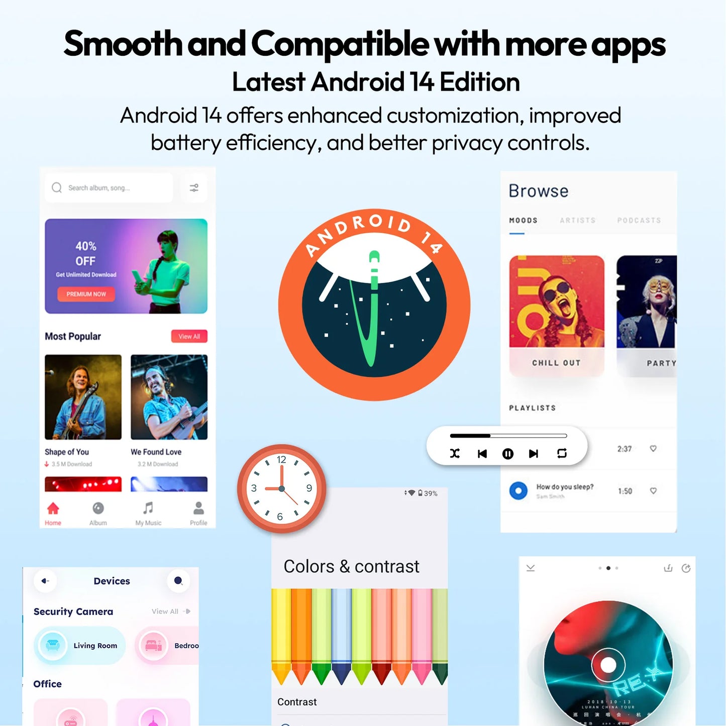 5.5'' XGODY X32 Android 14 Smartphone Dual SIM Octa Core 4GB+16GB Mobile Phones 2850mAh 5+8MP 4G Network Face ID Cellphones