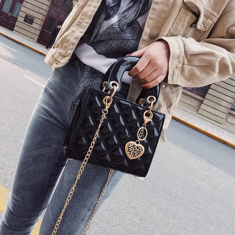 Handbag Women Brand Luxury Totes High Quality Fashion Classic Quilted Square Handle Bag Women Crossbody Shoulder Bags Dropship