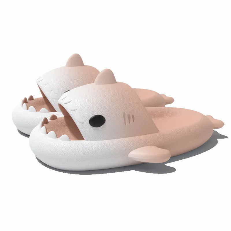 Evshine Summer Women's Sandals Fashion Shark Sandals For Women Lovely Thick Platform Shark Slippers Outdoor Soft Beach Slippers