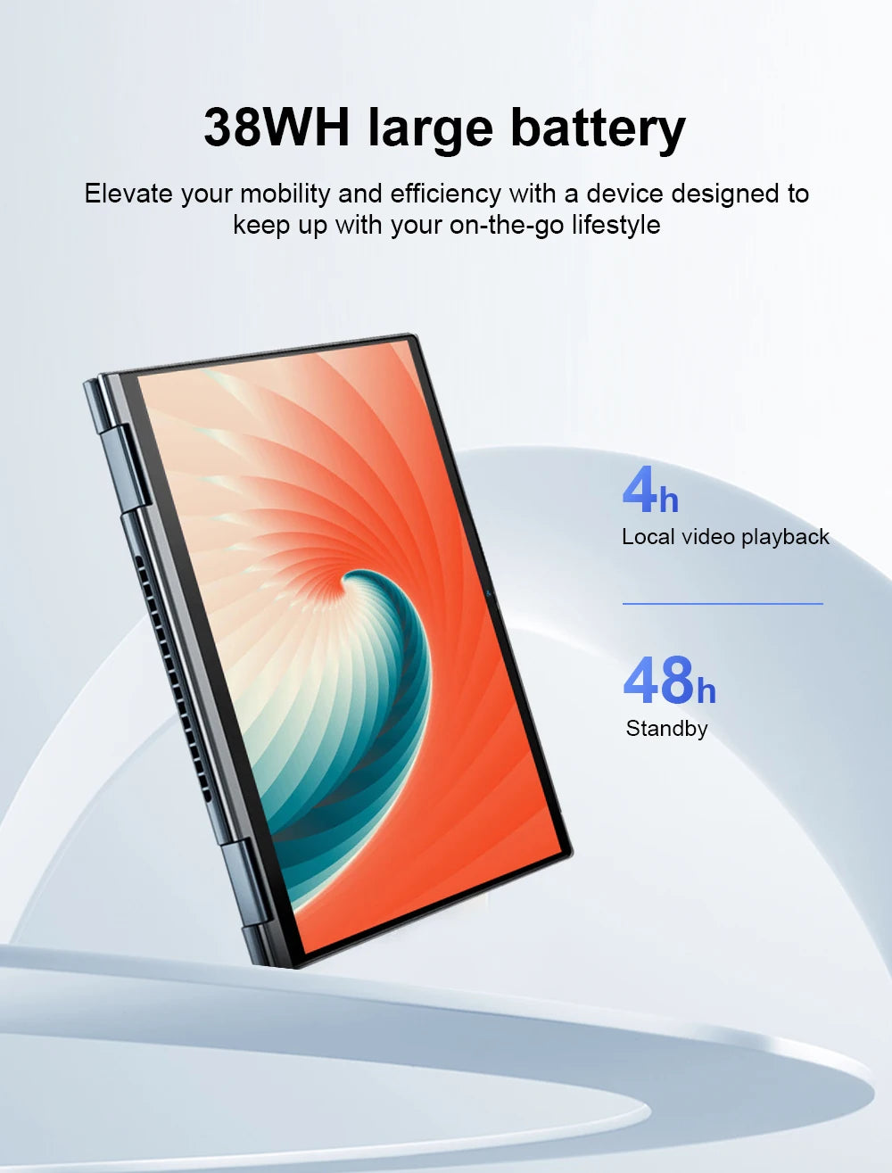 Ninkear YBOOK15 Laptop AMD Ryzen 3 3200U 15.6 Inch 360° Flip FHD IPS 1920*1080 Touchscreen 16G+512GB Backlit Keyboard Windows 11