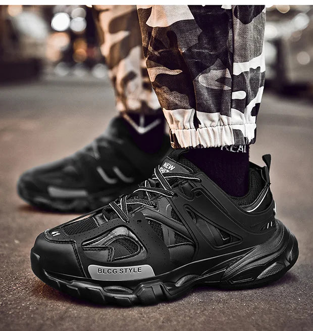 2025 Spring New Brand Design Women's Sports Shoes Fashion New Men's Thick Bottom Chunky Shoes Trendy Girls Boys Casual Shoes