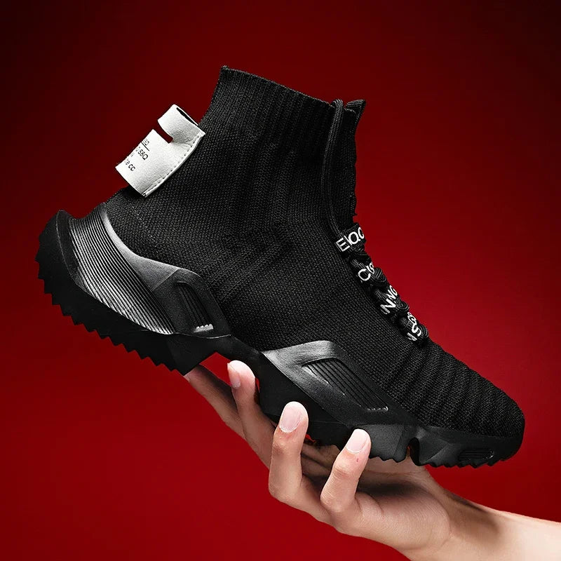 Fashion High Quality Men Sneakers Mesh Casual Shoe Men's Lace-up Shoes Lightweight Comfortable Walking Sneaker Men's Sneakers