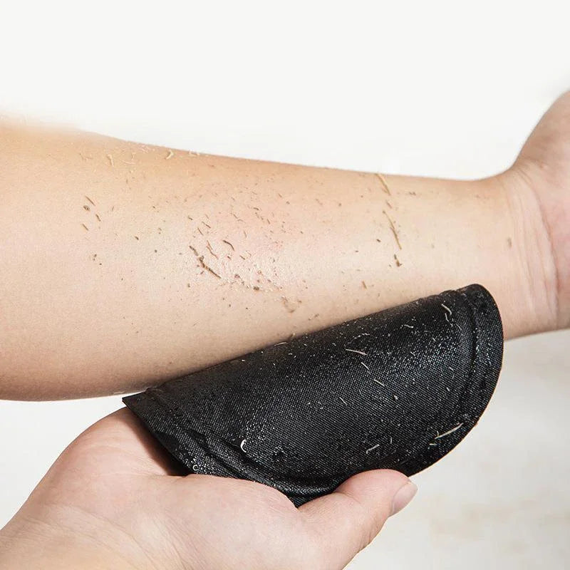 Black Spa Bathing Gloves Body Exfoliating Shower Scrubber Dead Skin Remover Rubber Pads Skin Massage Brush Bath Rubbing Tool