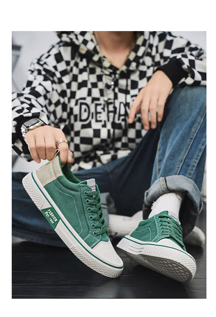 High Quality Men Canvas Shoes Original Designer Casual Shoes Hot Sale Sneakers for Men Platform Vulcanize Shoe Zapatillas Hombre