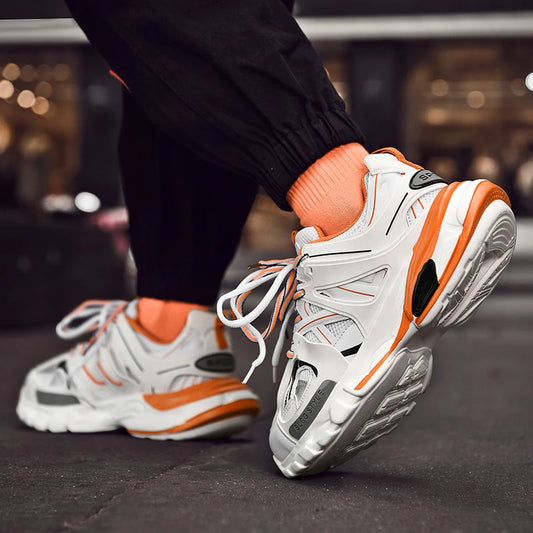 2025 Spring New Brand Design Women's Sports Shoes Fashion New Men's Thick Bottom Chunky Shoes Trendy Girls Boys Casual Shoes