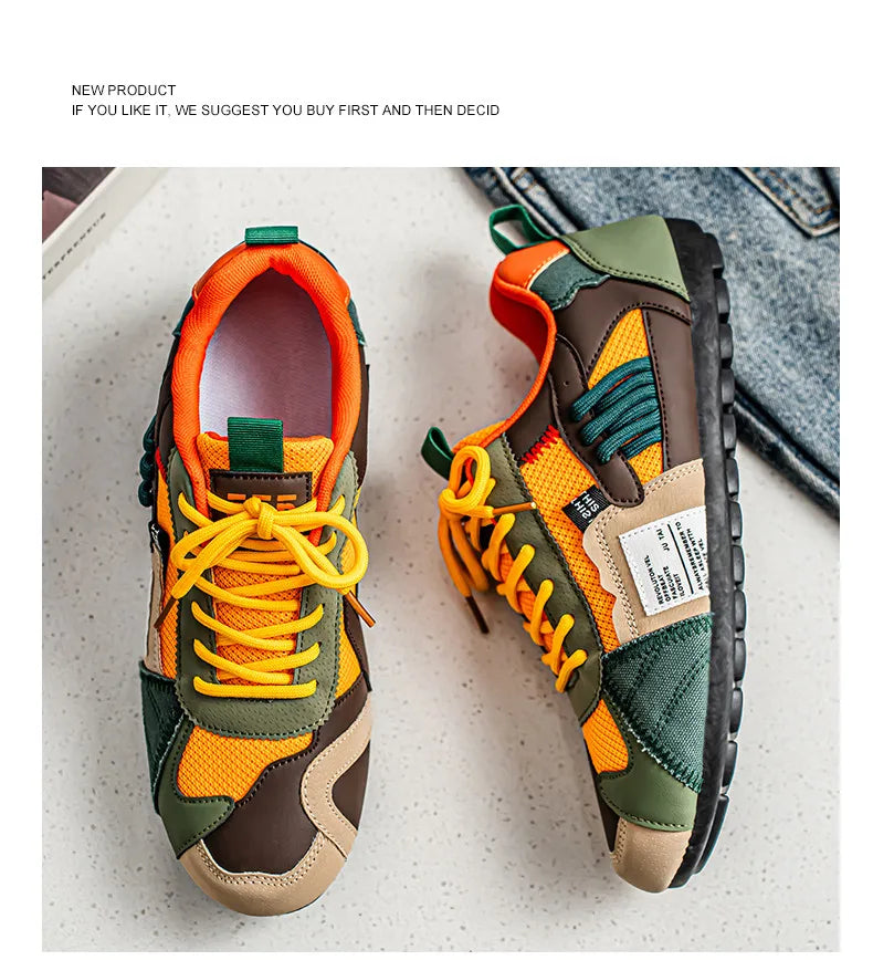 Trend Designer Shoes Man 2025 Original Casual Sneaker Men Street Sneakers Breathable Flat Men's Skate Sneaker sapatos masculinos