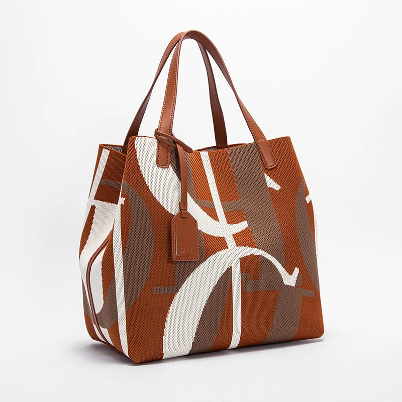 Multi-coloured Colour Retro Style Women's Large Capacity Handbags Multi-coloured Available Classic Multi-purpose Women's Handbag