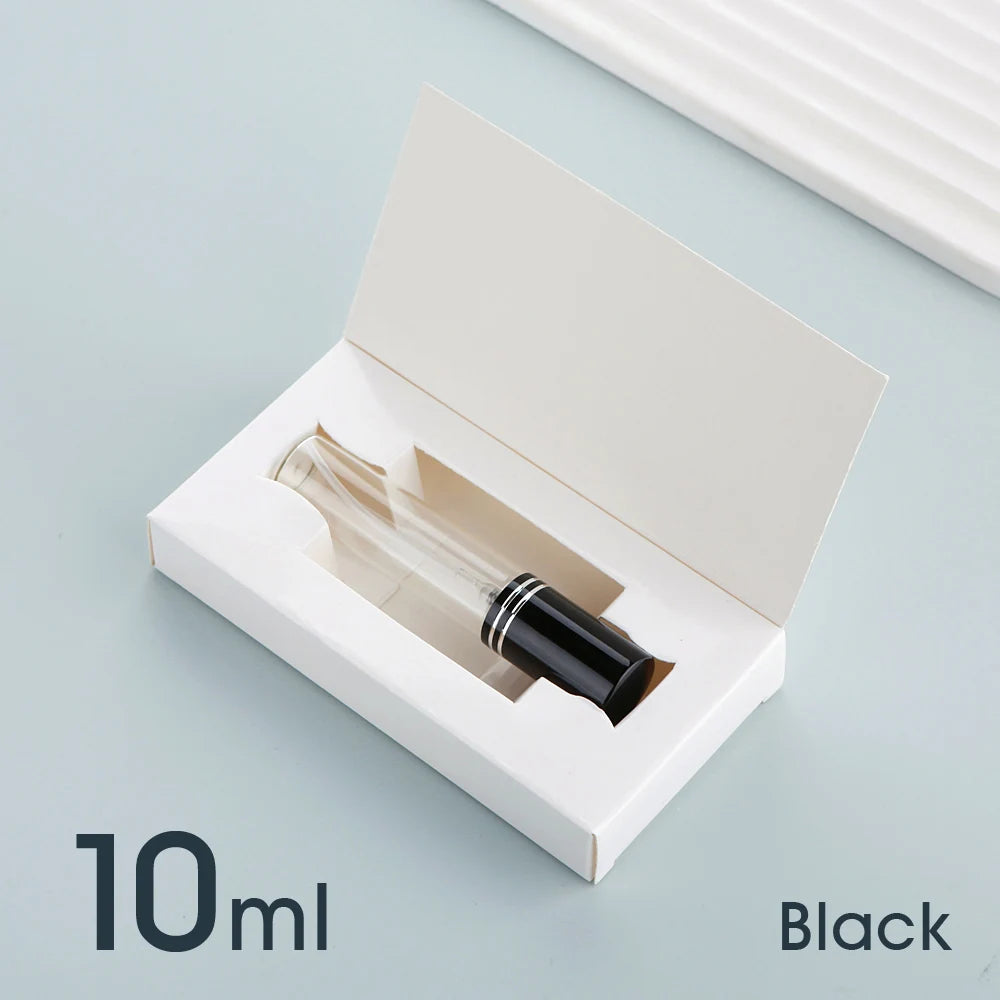 50個5毫升10毫升香水噴霧瓶帶包裝可再填充噴頭香水瓶鋁製迷你噴霧瓶