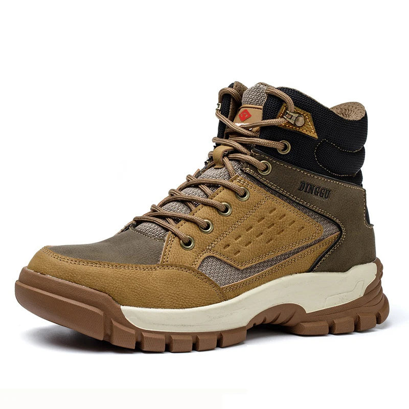 Outdoors Desert Boots Steel Toe Shoes Work Boots Indestructible Shoes Protective Boots Safety Shoes Combat Boots Puncture-Proof