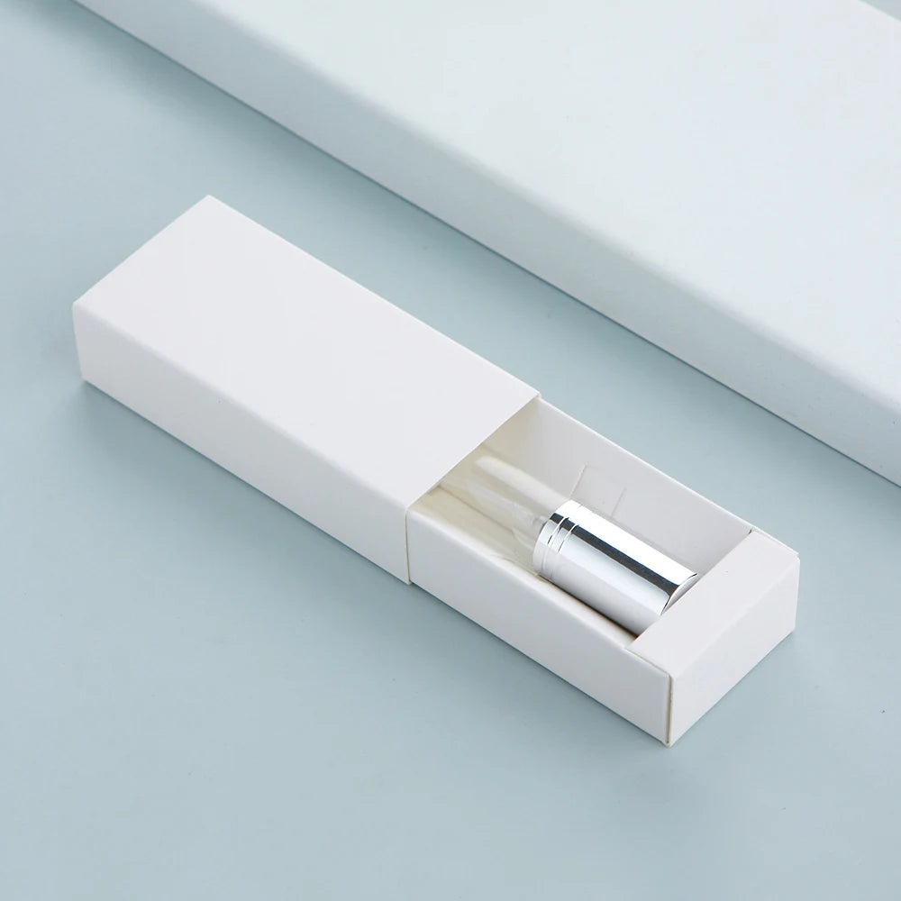 50 件/批 5ml 香水瓶配香水紙盒香水可填充霧化器噴霧瓶噴霧器定制 LOGO 另付費