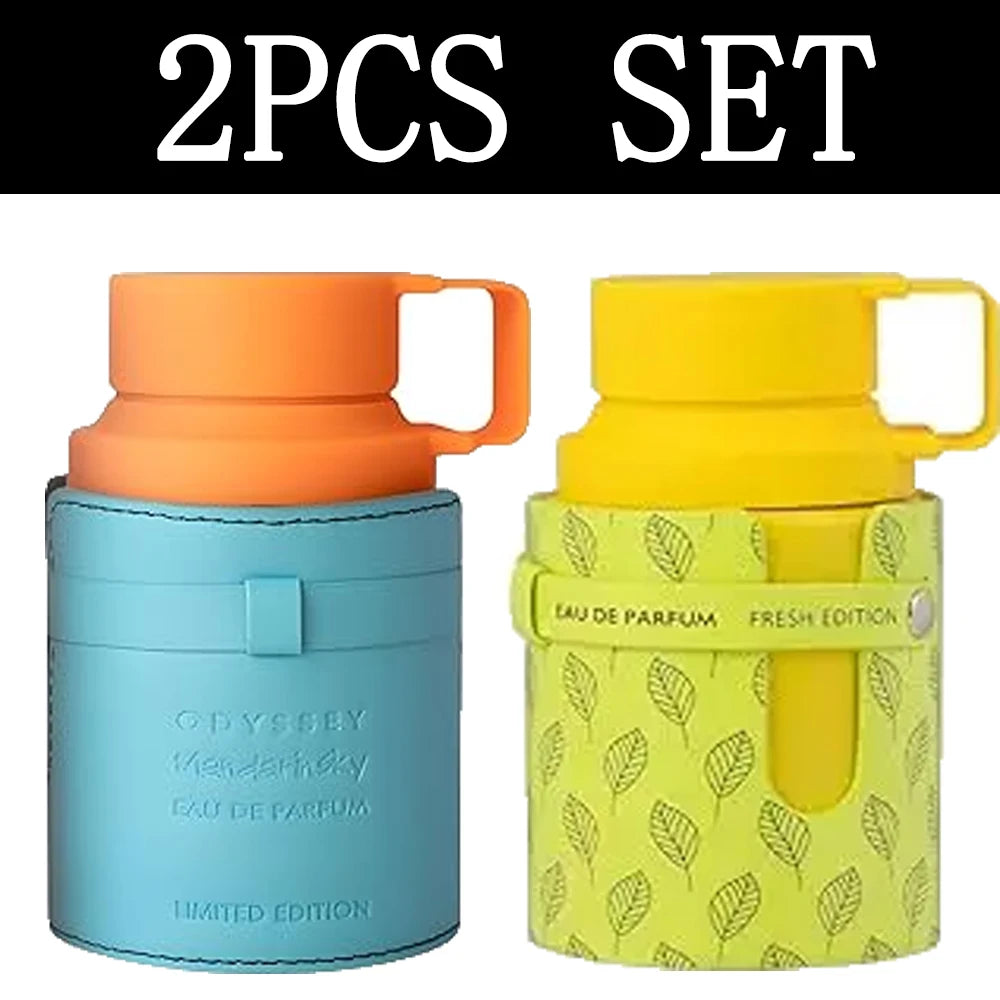 3.4 盎司/100 毫升原廠奧德賽柑橘香水高品質男士古龍水身體噴霧優質持久柑橘香味